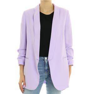 GIACCA MANICA ARRICCIATA LILLA